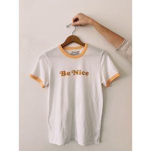 Polished Prints Be Nice Tee Size XS